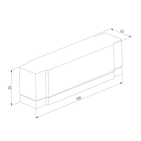 Короб для сетевого шнура Flat Magnetic 85131/00 Elektrostandard - фото