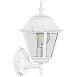 Светильник садово-парковый Feron 4201/PL4201 четырехгранный на стену вверх 100W E27 230V, белый - фото