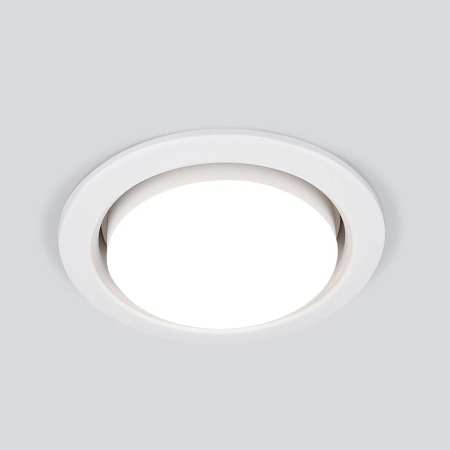 Светильник встраиваемый Circu GX53 черный 1035 GX53 WH Elektrostandard - фото