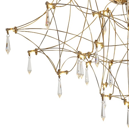 Светильник потолочный ST-Luce Золотистый/Прозрачный LED 78*0,35W 3000K SL6601.202.78 - фото