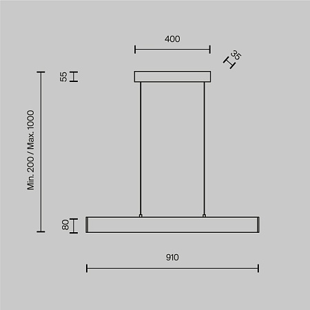 Подвесной светильник Technical Step P010PL-L23W - фото