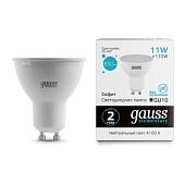 Светодиодная лампа Gauss Софит 11W 850Lm 4100K GU10 13621