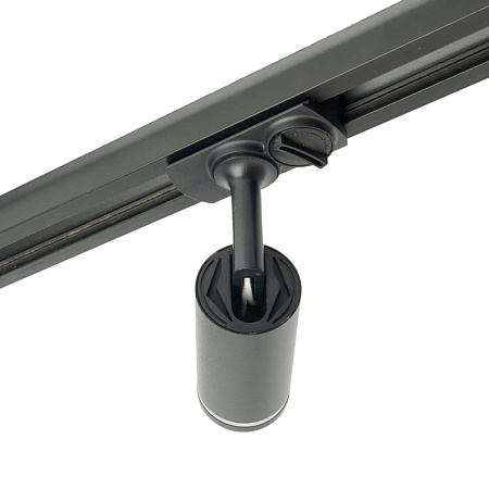 Светильник Feron AL146 трековый однофазный на шинопровод под лампу GU10, черный - фото