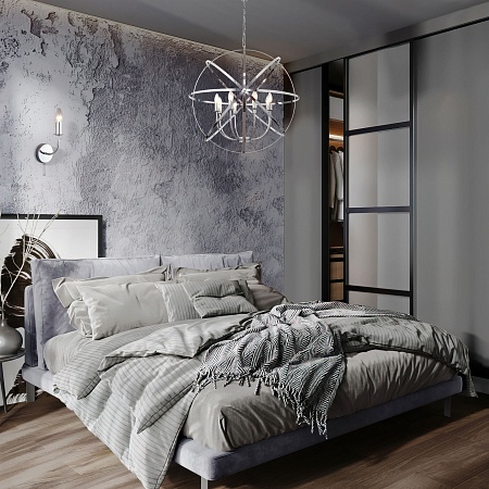 Подвесной светильник Eurosvet 60139/8 хром - фото