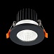 Св-к встр. Черный LED 1*10W 3000K 900Lm Ra>90 38° IP20 D80xH60 170-240V ST704.438.10 - фото