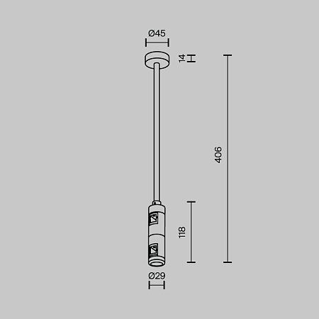 Комплектующие для трековой системы Technical TRA158С-D1-B - фото