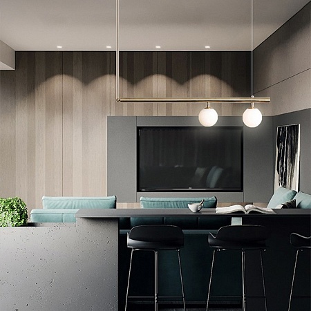 Подвесной Светильник Barra L88 Black Imperiumloft 204154-26 - фото