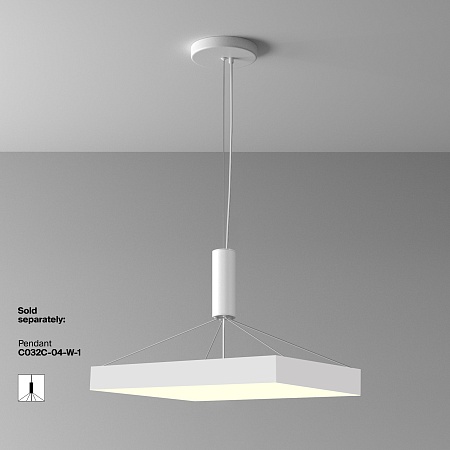 Потолочный светильник Technical Zon C032CL-90W3K-SQ-W - фото