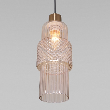 Подвесной акцентный светильник Eurosvet 50209/1 бронза - фото