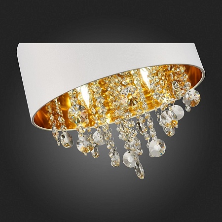 Светильник подвесной ST-Luce Хром/Белый, Золотистый, Прозрачный E14 4*40W SL1350.503.04 - фото