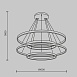 Подвесной светильник Maytoni Rim MOD058PL-L174BSK - фото