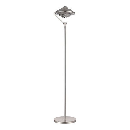 Торшер ST-Luce Никель/Дымчато-Серый LED 1*19W 3000K SL6115.105.01 - фото