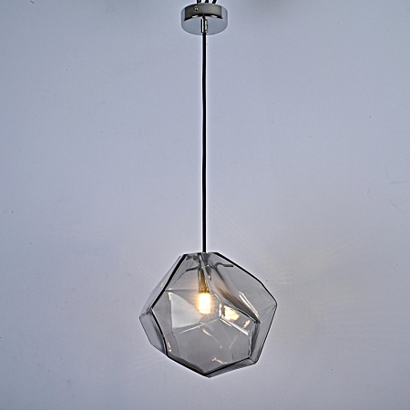 Подвесной Светильник Color Ice Cube Pendant Jevio 1 Серый Imperiumloft 178462-26 - фото