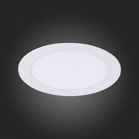 Св-к встр. Белый LED 1*12W 4000K 900Lm Ra80 110° IP20 D120xH30 220-240V ST210.548.12 - фото
