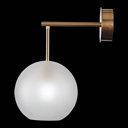 Бра ST-Luce Латунь/Белый E27 1*40W SL1133.501.01 - фото