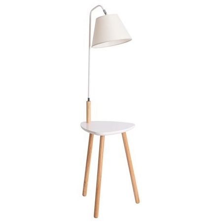 Торшер со столиком ARTE LAMP A9201PN-1WH - фото