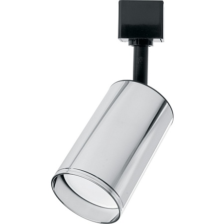Светильник Feron AL155 трековый однофазный на шинопровод под лампу GU10, хром - фото