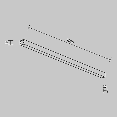 Линейный светильник Technical LL311004 - фото