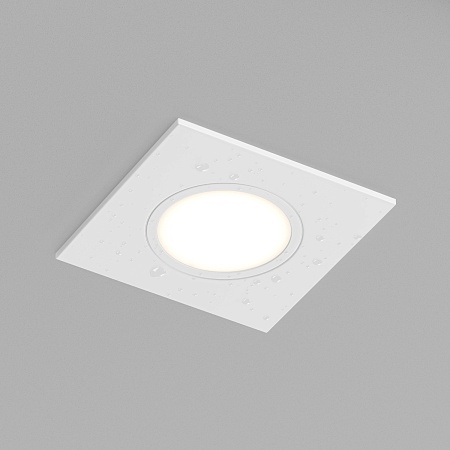 DK3102-WH Встраиваемый влагозащищенный светильник, IP65, до 10 Вт, LED, GU5,3, белый - фото