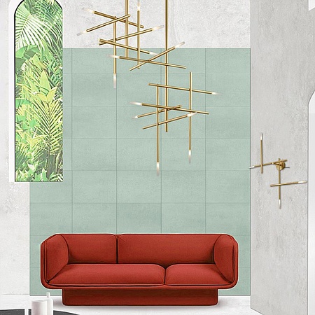 Настенное Бра Traverse Wall Gold H98 Imperiumloft 207740-26 - фото