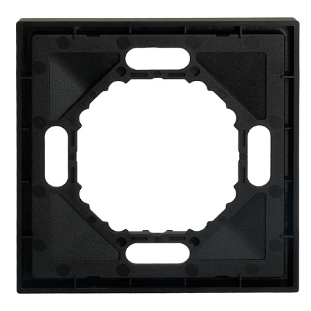 Рамка STEKKER, PFR00-5001-05 1-местная, серия Эмили, черный уголь, soft touch - фото