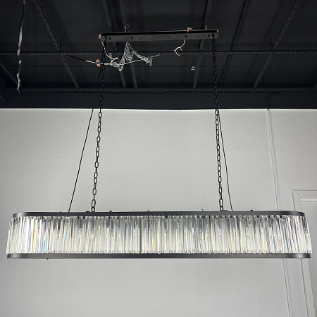 Люстра Rh 1920S Odeon Clear Glass Black 180 Imperiumloft 248522-22 - фото