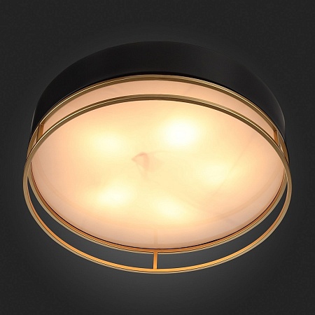 Светильник потолочный ST-Luce Черный, Матовое золото/Белый E27 5*40W SL1127.432.05 - фото
