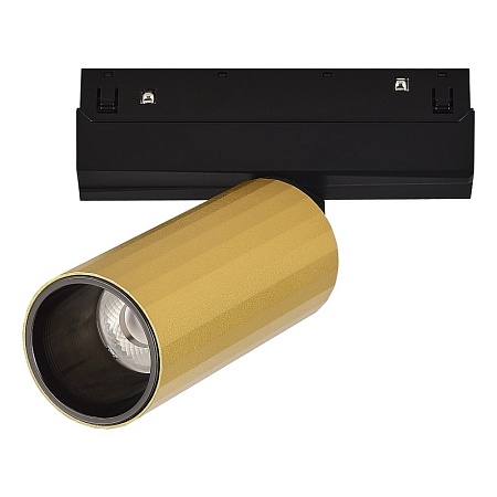 Магнитный трековый светильник Золотистый LED 1*12W 4000K 700Lm Ra>90 IP20 D50xH173 48VV ST807.246.12 - фото