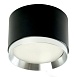 Светильник потолочный Feron Barrel DUET HL459 12W, 230V,GX53, черный + хром IP20 - фото