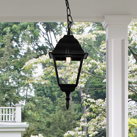 Уличный подвесной светильник Fuga H черный 35148/H Elektrostandard - фото