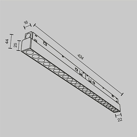 Трековый светильник Technical TR031-4-24WTW-M-DSZ-B - фото