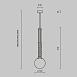 Подвесной светильник Maytoni TEATRO MOD287PL-01BS - фото