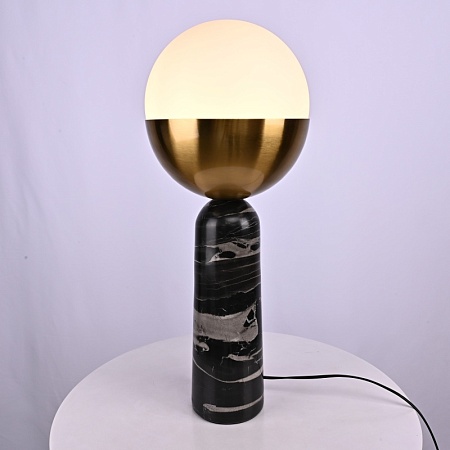 Настольная Лампа Marble Globe Black Imperiumloft 168473-22 - фото