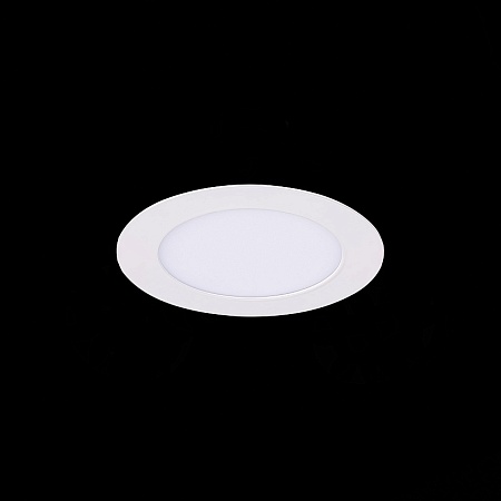 Св-к встр. Белый LED 1*6W 4000K 480Lm Ra80 110° IP20 D90xH30 220-240V ST210.548.06 - фото