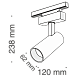 Трековый светильник Technical FOCUS LED TR019-2-15W3K-B - фото