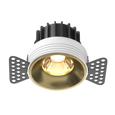 Встраиваемый светильник Technical Round DL058-12W3K-TRS-BS - фото