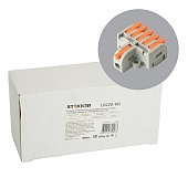 Клемма супер-компактная разветвительная 1 вход, 5 выходов, наборная STEKKER,LD220-105