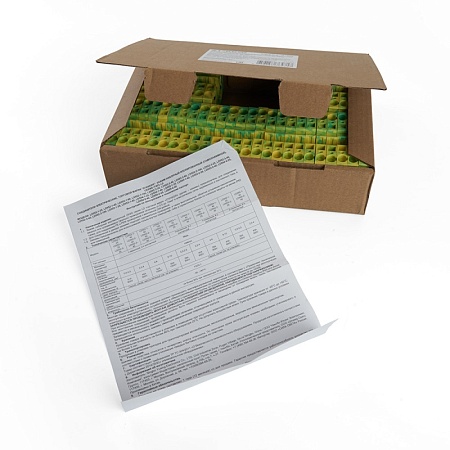 Зажим пружинный, 2-проводной проходной ЗНИ - 2,5 (JXB ST 2,5), желтый, зеленый STEKKER - фото