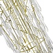 Светильник подвесной ST-Luce Шампань/Шампань, Прозрачный G9 25*5W 4000K SL1660.203.25 - фото