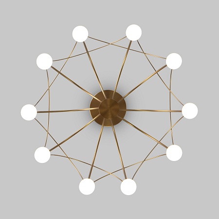 Потолочный светильник Eurosvet 90031/10 LED золото - фото