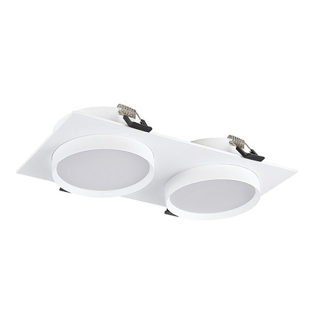 Св-к встр. Белый GX53 2*50W IP20 L220xW109xH43 220V Без ламп ST258.508.02 - фото