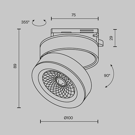 Трековый светильник Technical Magic TR006-1-12W3K-W4K - фото