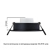 Точечный встраиваемый светильник Arte Lamp TARF A2167PL-1BK - фото