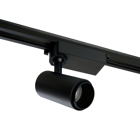 Светодиодный светильник Feron AL137 трековый однофазный на шинопровод 12W 4000K черный, изменяемый угол освещения 15-60град - фото