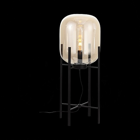 Торшер ST-Luce Черный/Коньячный E27 1*40W (из 2-х коробок) SL1050.515.01 - фото