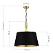 Светильник подвесной ST-Luce Латунь/Черный E27 3*40W SL1759.303.03 - фото