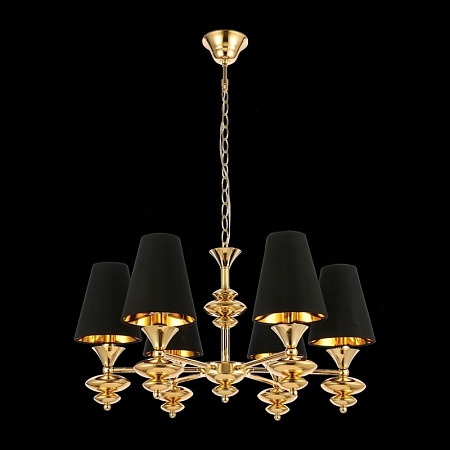 Светильник подвесной Французское золото/Черный E14 6*40W SL1137.203.06 - фото