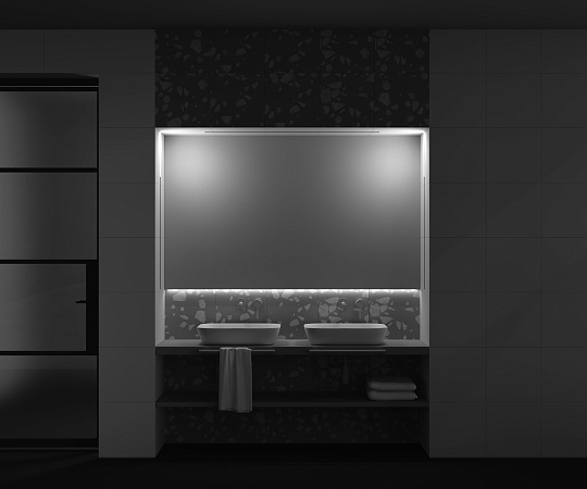 Трековая система Technical встраиваемая для гипсокартонных потолков 200x200x200 TS-Z-200-TR102-24W3K-W