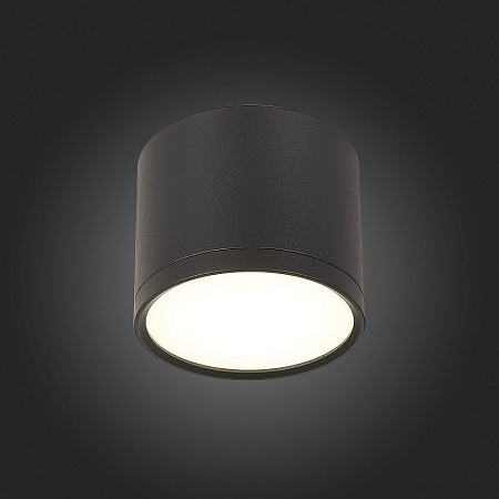 Светильник потолочный Черный LED 1*9W 4000K 702Lm Ra>90 120° IP20 D88xH75 170-240V ST113.442.09 - фото