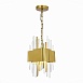 Люстра подвесная ST-Luce Матовое золото/Матовое золото,Прозрачный E14 4*40W SL1633.203.04 - фото